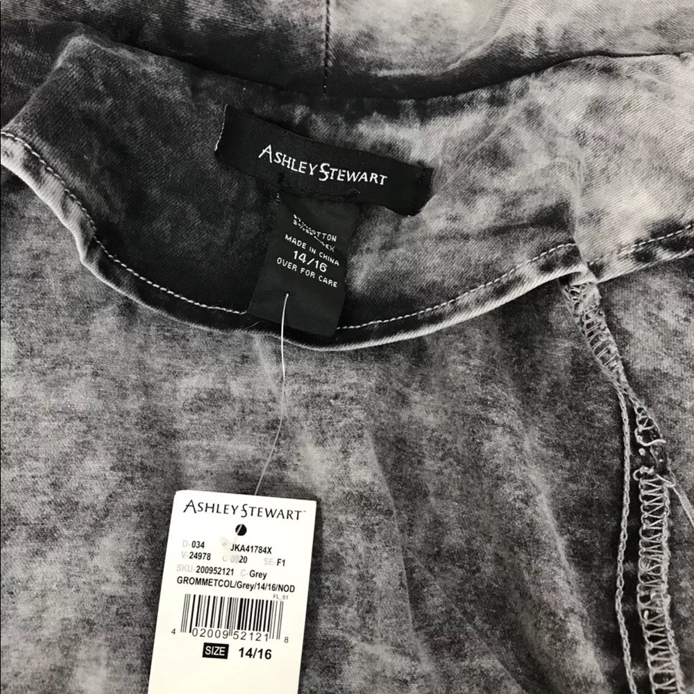 NEW Ashley Stewart Jacket Grommets Detail SZ 14/16 - Picture 2 of 4